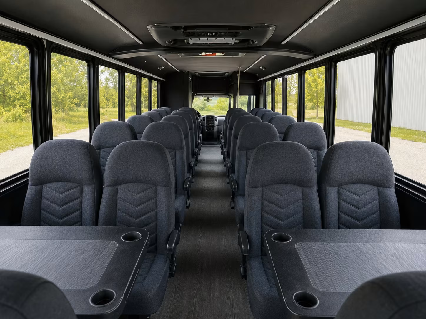20 passenger minibus inside