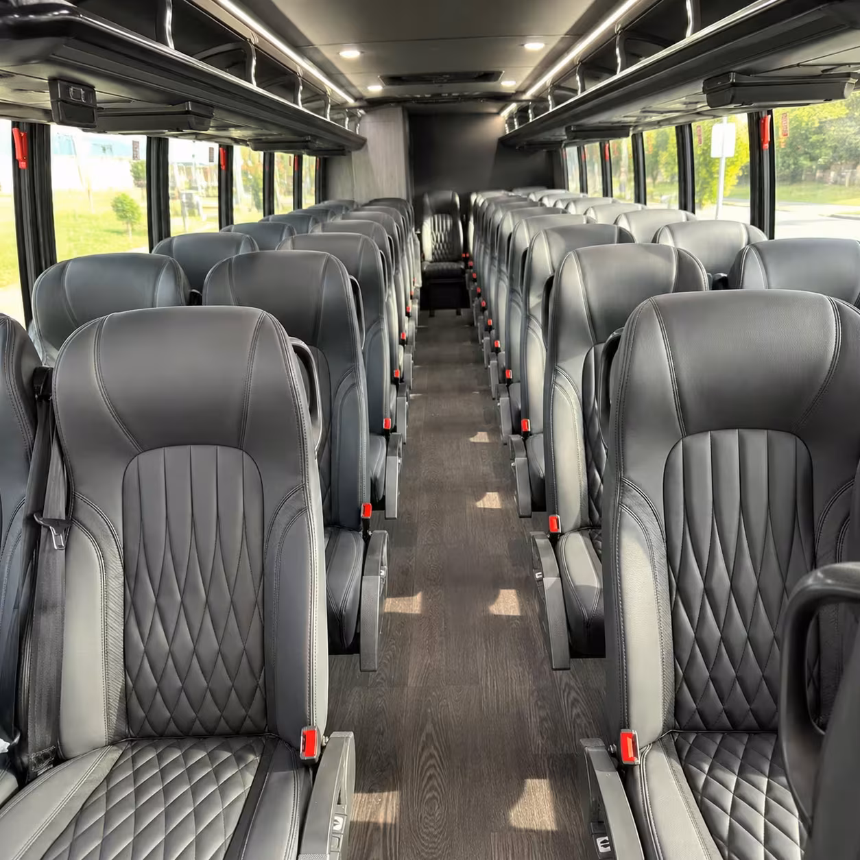 25 passenger minibus inside