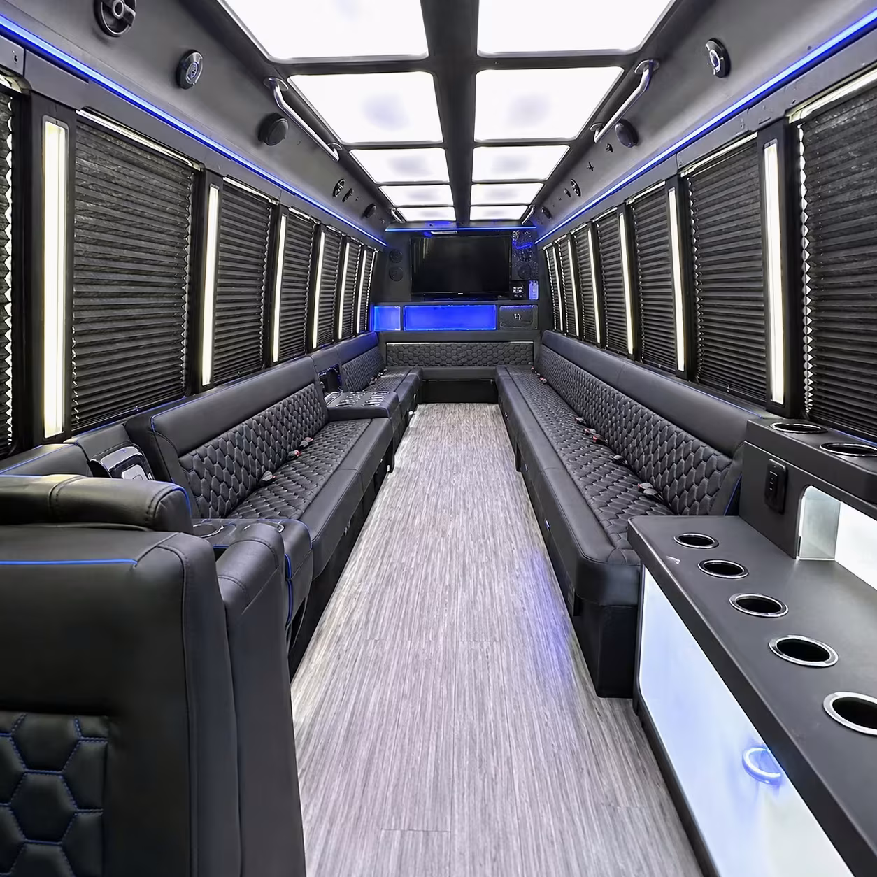 party bus interior
