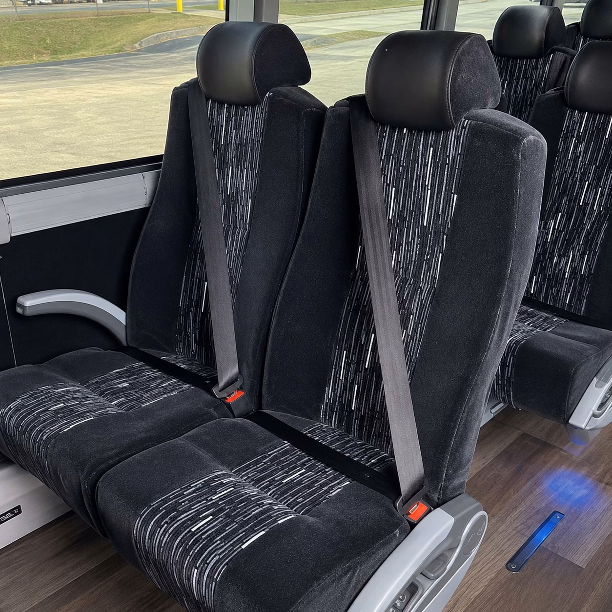 suffolk charter bus rental interior