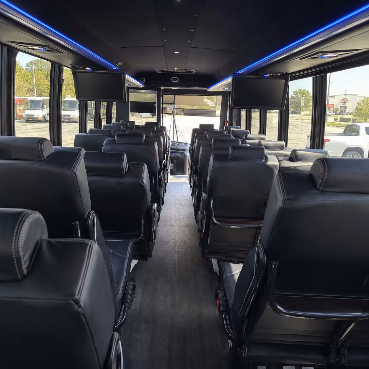 suffolk wedding shuttle services bus rentals
